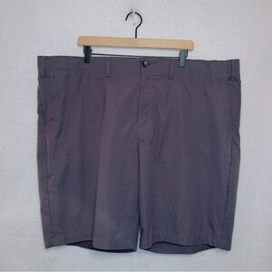 Men's The Foundry Gray Flat Front Chino Shorts size 50 waist